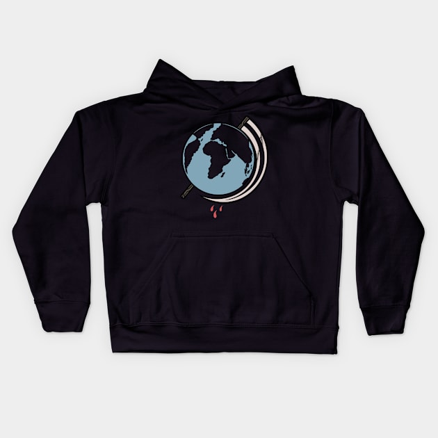 World Kids Hoodie by gggraphicdesignnn